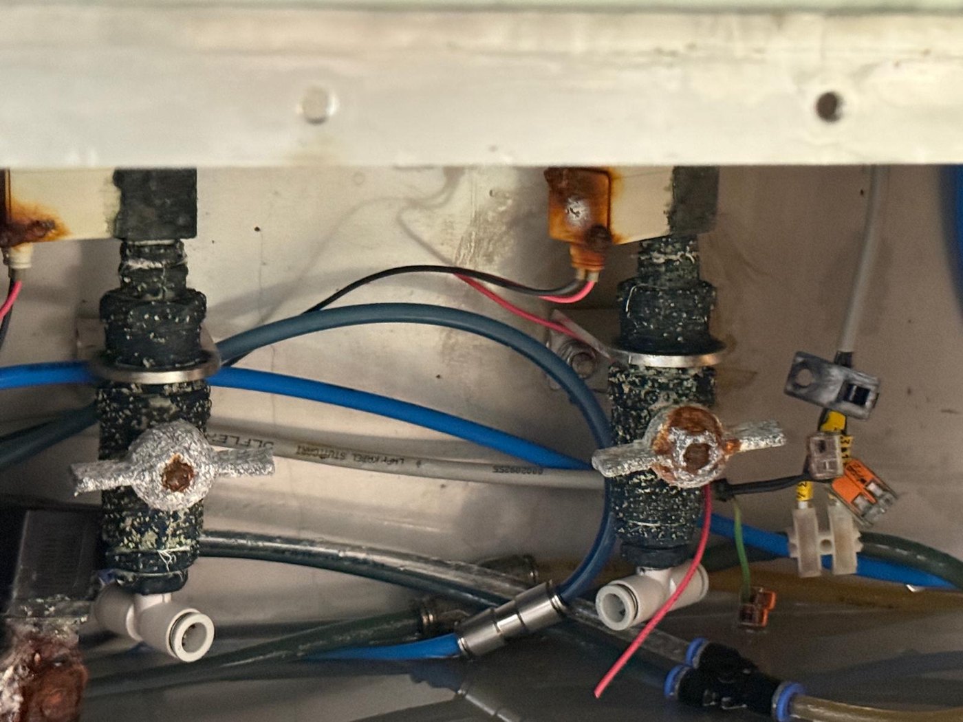 Machine water cooling system components